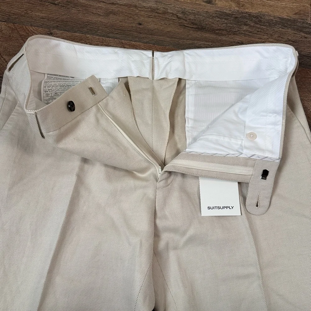 New, SUITSUPPLY Custom Made Men’s Trousers size 36x35 - Picture 3 of 10